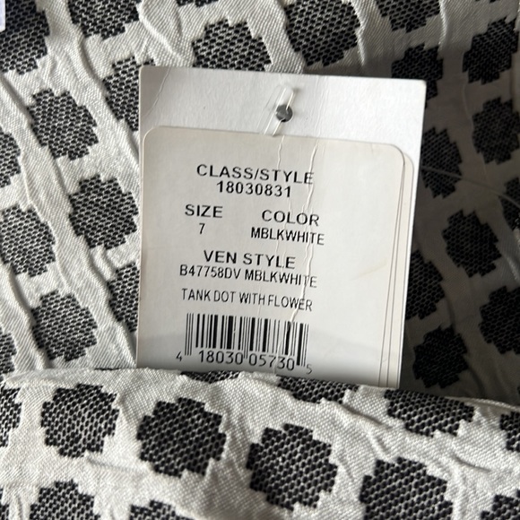 NWT - Iris & Ivy dress, size 7 - grey and white - Picture 6 of 6